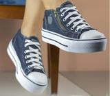 Tenis Feminino Plataforma Via Star Shoes 1001