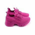 Tênis Feminino Ramarim Chunk Sneaker knit Flow Pink Ref 22-80234