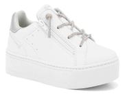 Tenis Feminino Ramarim Flatform Cadarço Strass Calce Facil