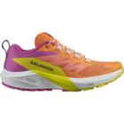 Tênis Feminino Salomon Sense Ride 5 Laranja e Roxo