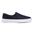 Tenis Feminino Sapatenis Slip On Confort Moda Holografico