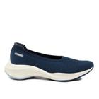 Tênis Feminino Slip On em Tricot Azul - Cód AG4503004