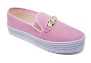 Tênis Feminino Slip On Plataforma Sapatilha Sola Alta K118