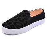 Tenis Feminino Slip On Sem Cadarço Animal Print Onça