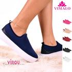 Tênis feminino slip on shoes sola expandida super leve e flexível sh-05