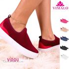 Tênis feminino slip on shoes sola expandida super leve e flexível sh-05