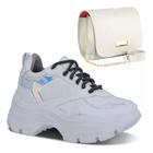 Tenis Feminino Sneaker Chunky Conforto Blogueira+bolsa Angik