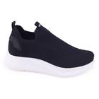 Tênis Feminino Via Marte Casual 23-19002 Knit SlipOn Meia