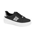 Tenis Feminino Vizzano Glamour Preto Prata