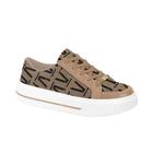 Tenis Feminino Vizzano Monograma Tan Preto