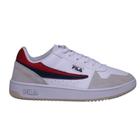 Tenis fila arcade low masculino branco/vermelho/marinho