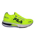 Tenis fila float elite masculino limao/marinho/prata