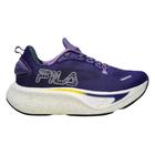 Tenis fila float maxxi 2 pro feminino-roxo marinho amarelo