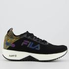 Tenis Fila Float Prime Feminino Preto e Multicolor