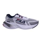 Tenis fila heating masculino branco/marinho/vermelho