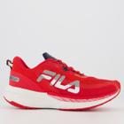 Tênis Fila Racer T2 Vermelho e Prata