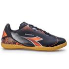 Tênis Futsal Diadora Squadra Preto e Laranja