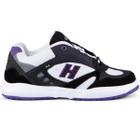 Tênis Hocks RLX Baggy Skate Wanda Street Preto Roxo Branco