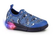 Tênis Infantil BIBI New Space Luz Led Colorido Estampado Dinossauro Masculino