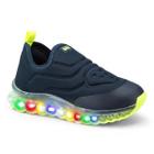 Tênis Infantil BIBI Roller Celebration Luz Led Colorido Casual Escolar Masculino