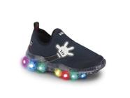 Tênis Infantil BIBI Roller Celebration Luz Led Colorido Mickey Disney Masculino