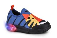 Tênis Infantil BIBI Space New Luz Led Colorido Tigre Masculino