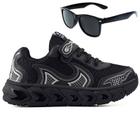 Tenis Infantil Casual Jogger Meninos Escolar Basico + Oculos