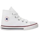 Tênis Infantil Converse Original Chuck Cano Alto Branco