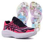 Tenis Infantil De Amarrar Meninas Leve Desenhos LIGHT + Chinelo