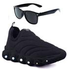 Tenis Infantil De Led Calce Facil Elastico Meninos Masculino + Oculos