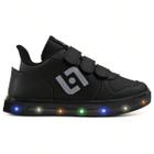 Tenis Infantil De Led Casual Escolar Sapatenis Meninos Street Calce Facil