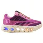 Tenis Infantil De Led Feminino Meninas Escolar Casual Calce Facil Basico