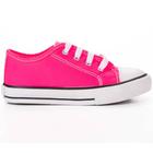 Tênis Infantil Diversão Neon Low Pink