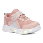 Tênis Infantil Feminino com LED States Light ST504 - Nude