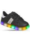 Tenis Infantil Feminino Com Luz Led Confortável Moda Luxo