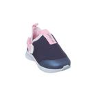 Tênis Infantil Feminino Ortopé Happy Comfort Fecho Lateral Azul Marinho e Rosa