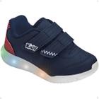 Tênis Infantil Kidy Light Fun Menino Luz Led Pisca Pisca Estiloso Confortável