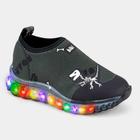 Tênis infantil masculino roller celebration led dino bibi ref: 1079239 25/32