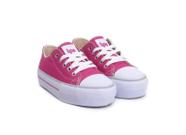 Tênis Infantil Menia Lona Platform Worldcolors Pink