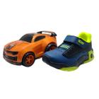 Tênis Infantil Menino Casual Dia a Dia Jogging Com Carrinho Kidy 007-0631