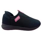 tenis infantil molekinha menina lycra preto