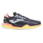 Tênis Joma Point Clay - Preto Amarelo e Laranja