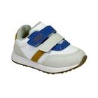 Tênis Klin Baby Walk 453112 Branco/Gelo/Azul