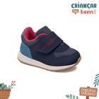 Tênis Klin Menino Walk Baby - Marinho/Azul Denim/Vermelho