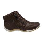 Tênis Kolosh C1297 Sneaker Cano Alto Bota Elastico Ziper Feminino