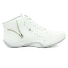 Tênis Kolosh C3682 Confortavel Cano Alto Bota Elastico Ziper Feminino