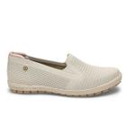 Tênis Kolosh Casual Slip On C3502 Feminino Bege