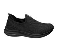 Tenis Kolosh Elastico Conforto Slip On PRETO