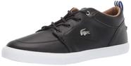 Tênis Lacoste Bayliss para homens preto/branco, tamanho 8.5