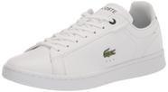 Tênis Lacoste Carnaby para homens branco/azul marinho tamanho 9